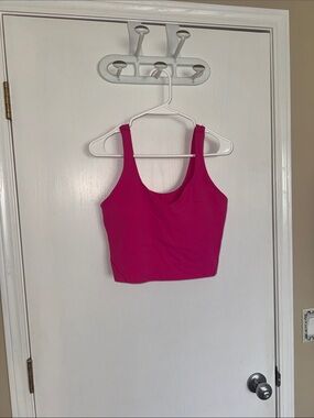 lululemon athletica Pink Cropped Tank Top - align scoop back